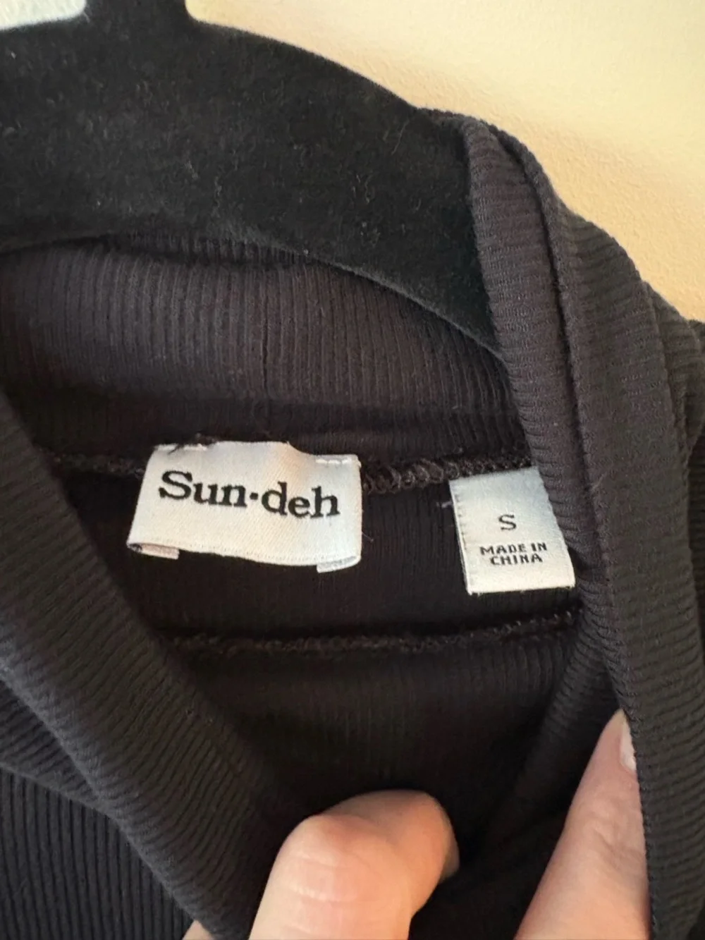 Sunday Best Black Long-Sleeve Turtleneck Top - Picture 3 of 3